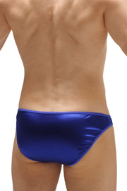 Crotchless Bikini Satin Sapphire