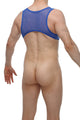 Harness PetitQ Cockring Larnat Net Blue
