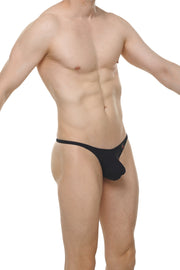 Thong Plellis Plum Black